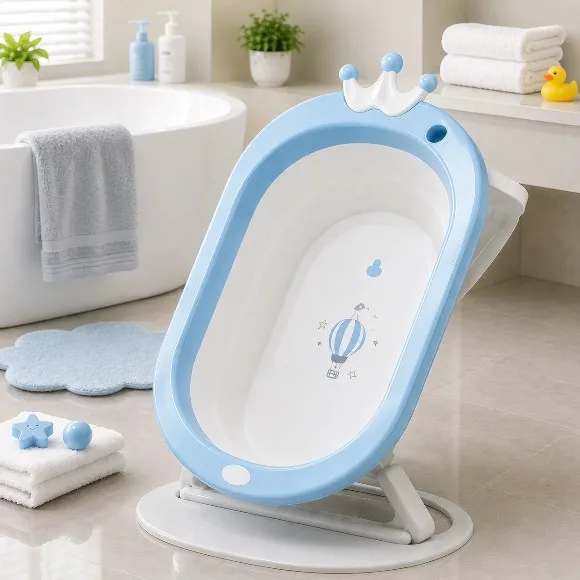 Foldable Baby Bath Tub With Stand - 2024