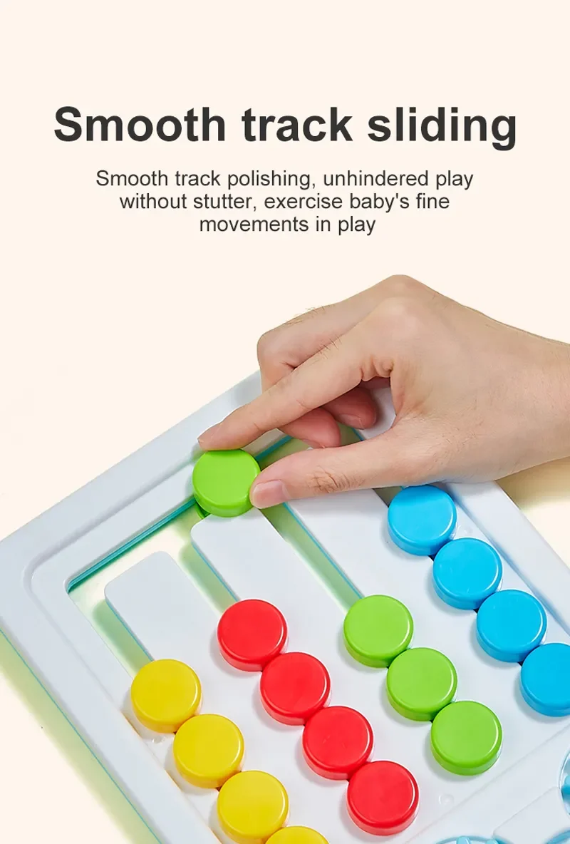 Color Matching Puzzle Toys, Montessori Brain Teasers Game for Kids Road Trip Toys for Boys & Girls, Handheld Games for Travel, Ideal Christmas, Birthday Gifts