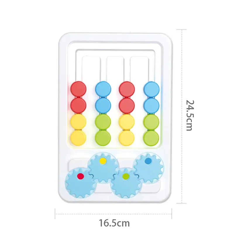 Color Matching Puzzle Toys, Montessori Brain Teasers Game for Kids Road Trip Toys for Boys & Girls, Handheld Games for Travel, Ideal Christmas, Birthday Gifts