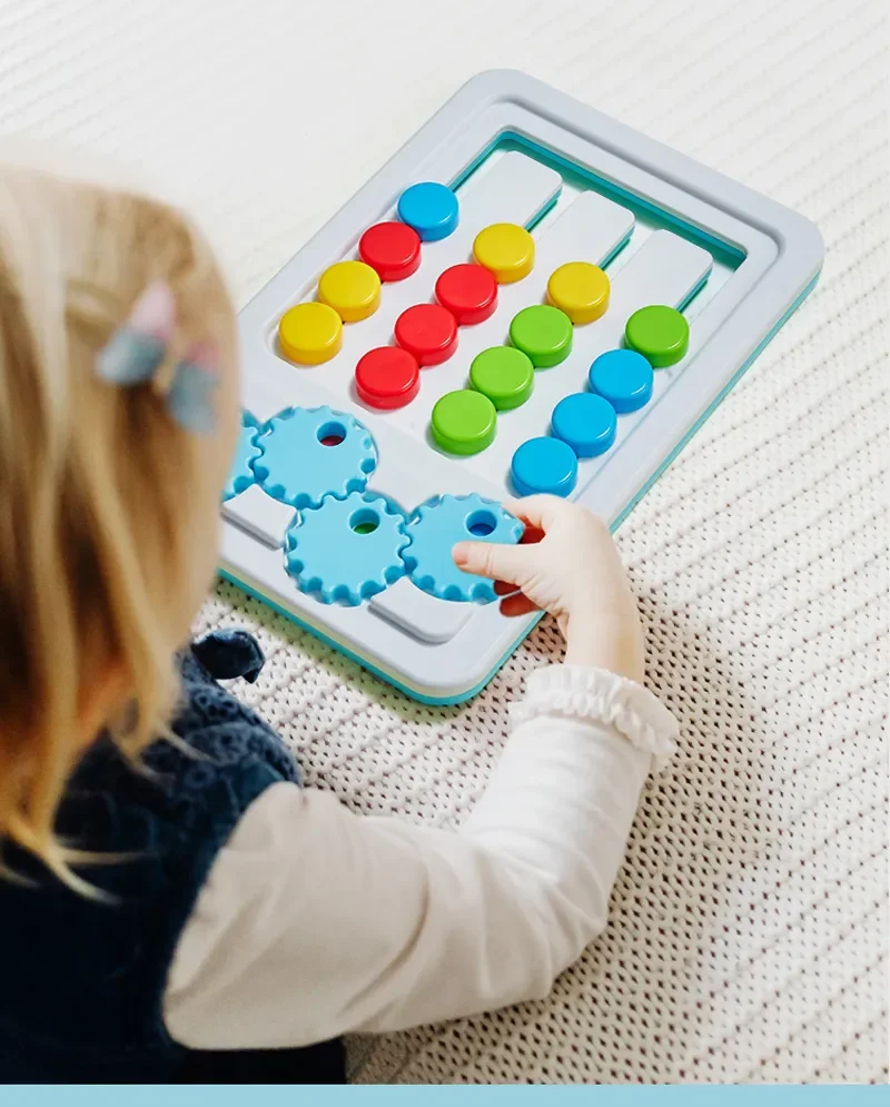 Color Matching Puzzle Toys, Montessori Brain Teasers Game for Kids Road Trip Toys for Boys & Girls, Handheld Games for Travel, Ideal Christmas, Birthday Gifts