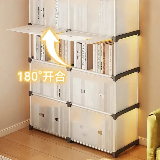 Folable Multiayer Dust-proof Cabinet Storage Shelf