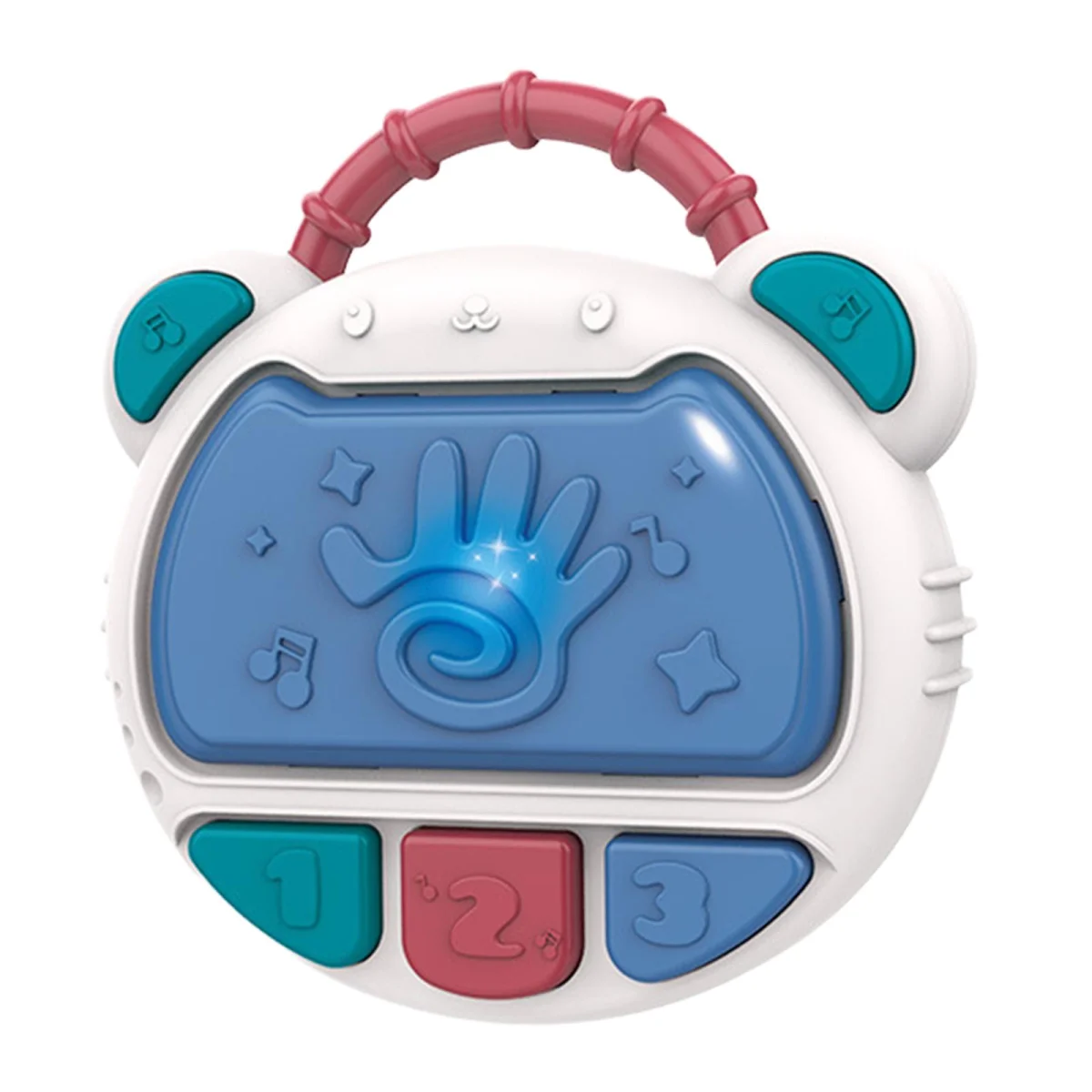 Musical Instrument Game Hand Clapping Drum with Music Light for Baby Girls