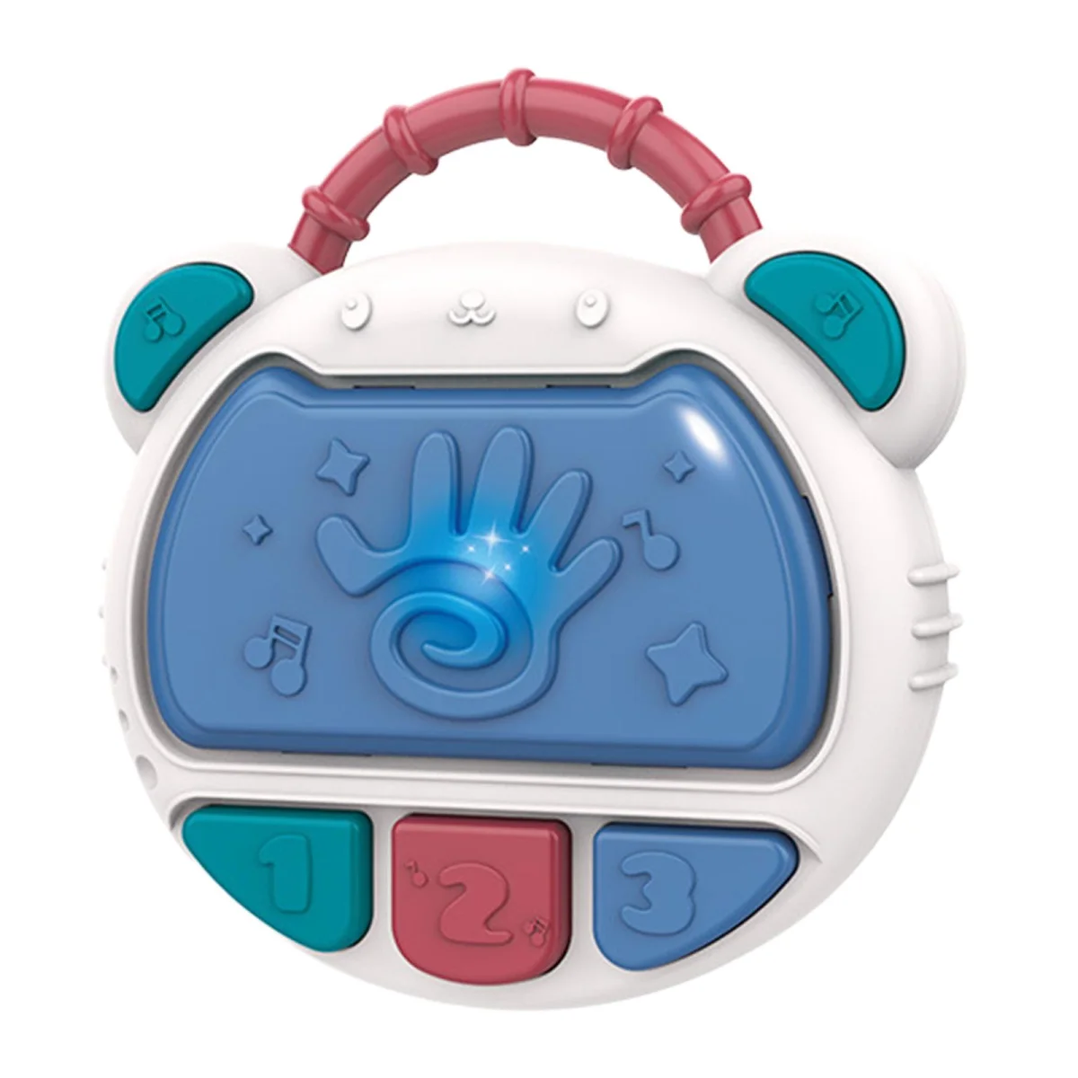 Musical Instrument Game Hand Clapping Drum with Music Light for Baby Girls