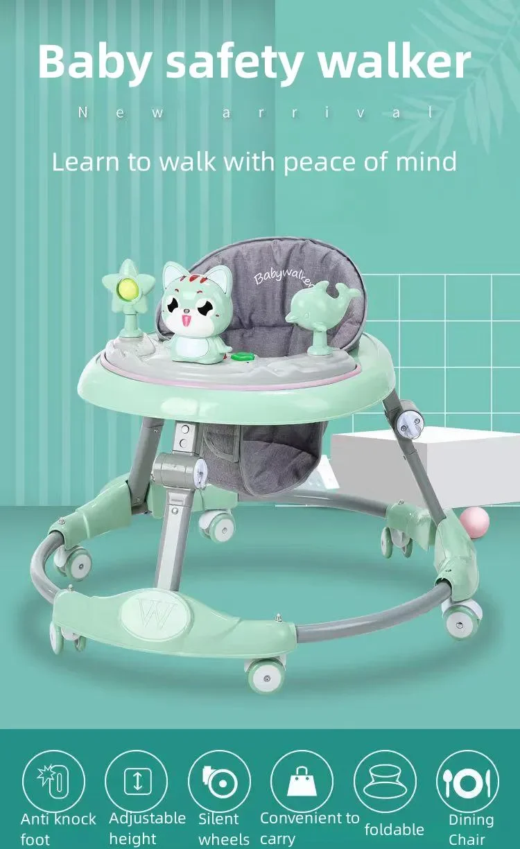 High Quality Baby Walker Multifunctional Anti-Rollover Walker 3 in 1 Baby Walker