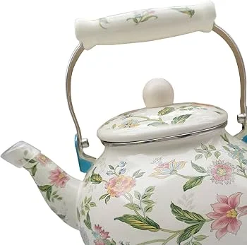 Amazon.com: YWJLQH Enamel Tea Kettle Water Pitche Juice Jar Heat Resistant 2.5L Teapot Thickened Enamel Teapot for Home Kitchen Boiling Water: Home & Kitchen