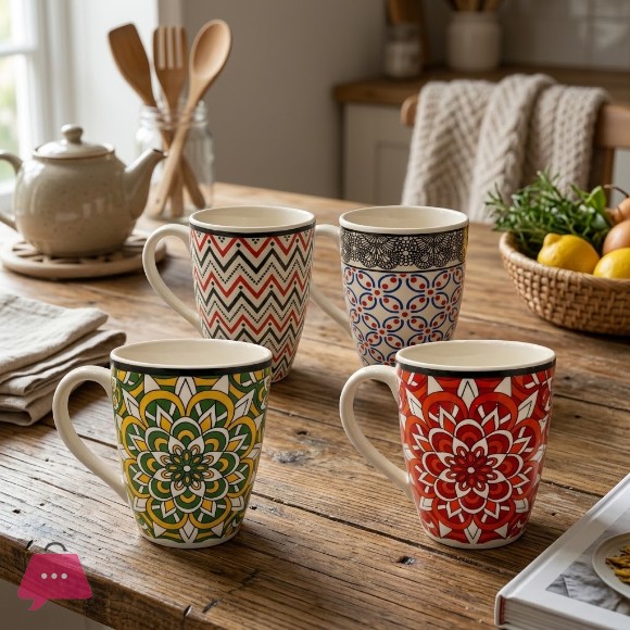 Imperial Ceramic Mug Set of 6 - 275ml