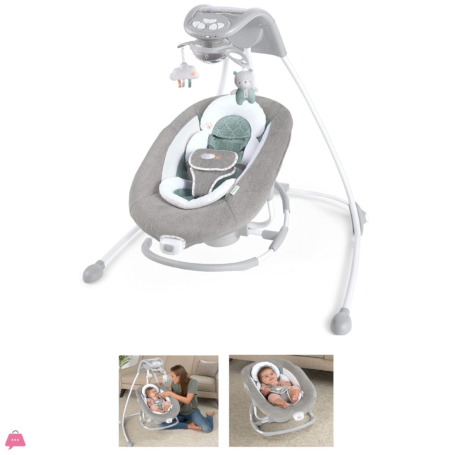 ingenuity-inlighten-2-in-1-baby-swing-&-rocker---12321