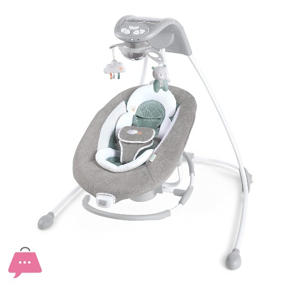 Ingenuity InLighten 2-in-1 Baby Swing & Rocker - 12321