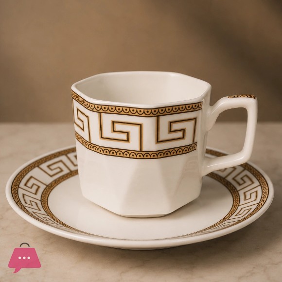 Lifestyle Cup Saucer Set 6Pcs - 200ml