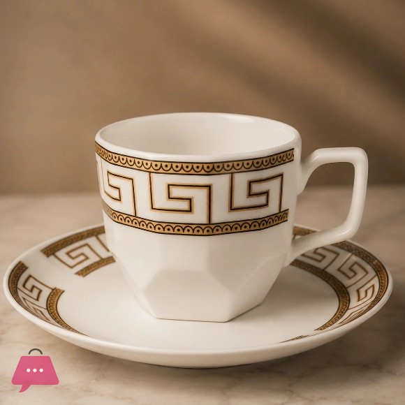 Lifestyle Cup Saucer Set 6Pcs - 200ml