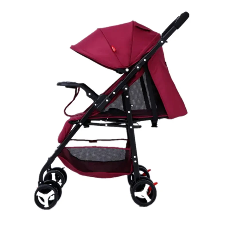 Lightweight Portable Kids Trolley Carts High Quality Baby Stroller Aluminum Frame Child Pram