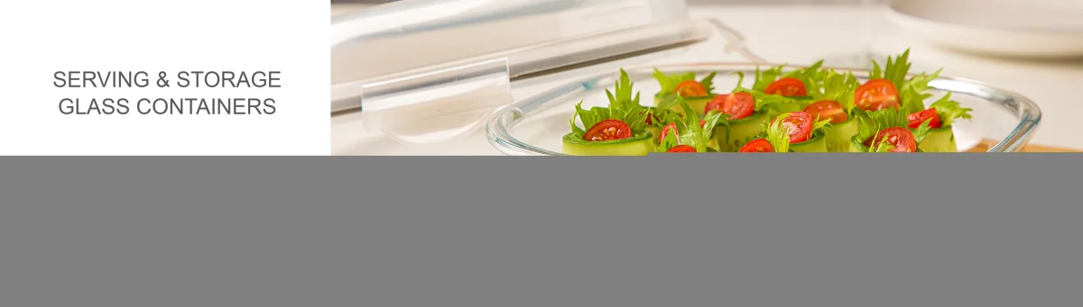 GLASS CONTAINER-serving & storage 1.250 L