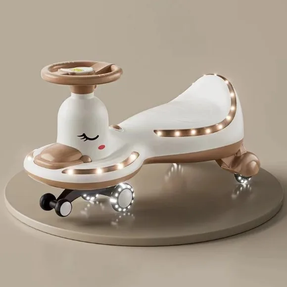 Little Chick Animated Swing Car Interactive Ride-On Wiggle Car  - 1688A
