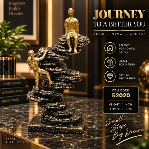 Luxury Sculpture Modern Abstract Figurine Statue Home Decor Office Desk Accent