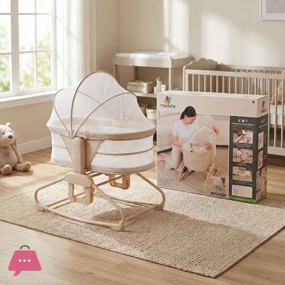 Mastela 4-in-1 Deluxe Multi-Functional Bassinet - 9855