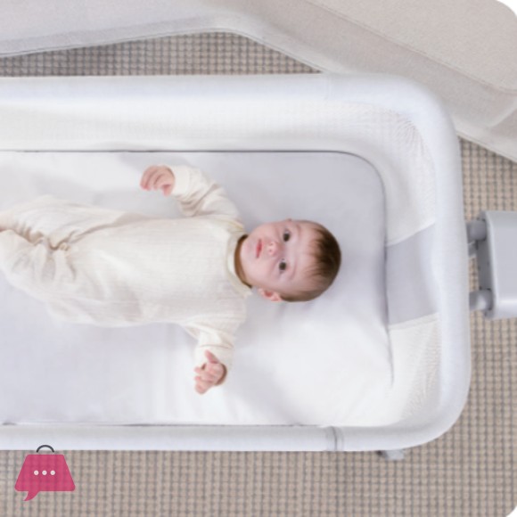 Mastela Multifunctional Electric Cradle Rocking Bed Modern Metal Baby Crib Newborn Comfort Bed - 3823