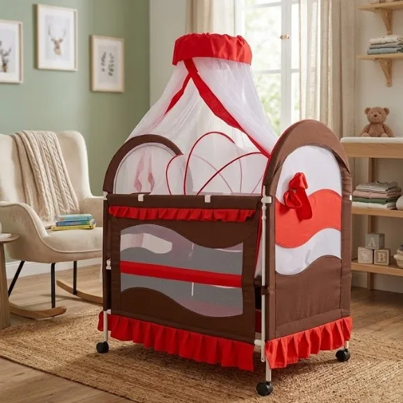 Cool Baby Metal Cot - 569A