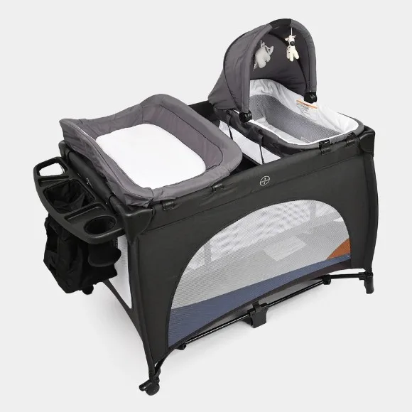 Moms Squad Baby Bassinet Nursery Center Playard Playpen Crib  Diaper Changer - AP-007