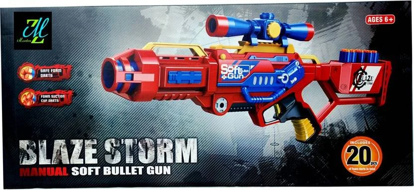 Montez Blaze Storm Soft Bullet Gun -Jumbo
