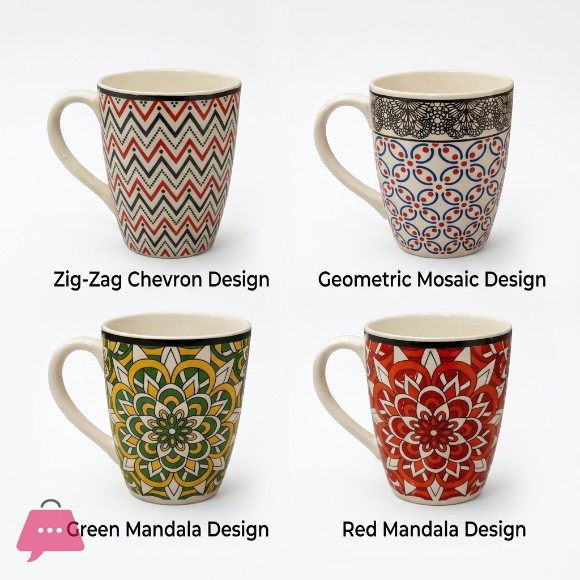 Imperial Ceramic Mug Set of 6 - 275ml