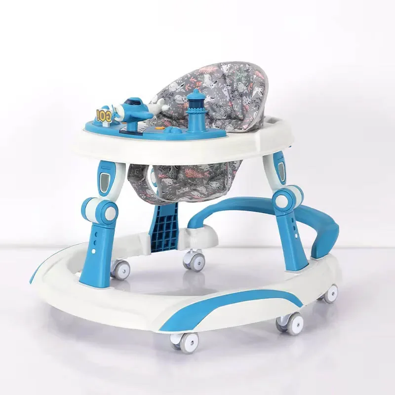 Factory OEM Wholesale Multifunction Round Baby Walker with Music and Silent Wheel