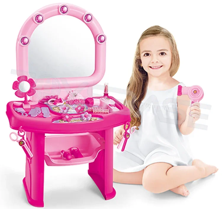 New Product Children Brinquedos Girl Plastic Mirror Dresser Toys Baby Mirror Toy
