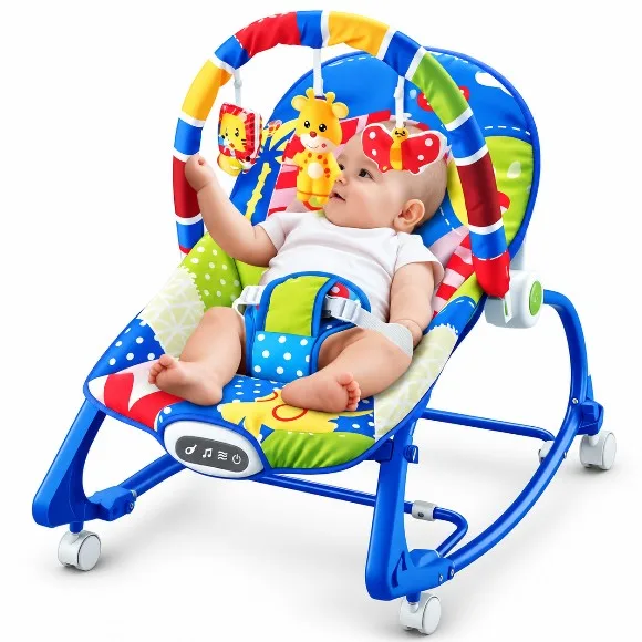 Newborn to Toddler Rocker with Wheels - N-6922