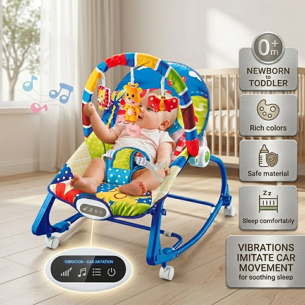 Newborn to Toddler Rocker with Wheels - N-6922