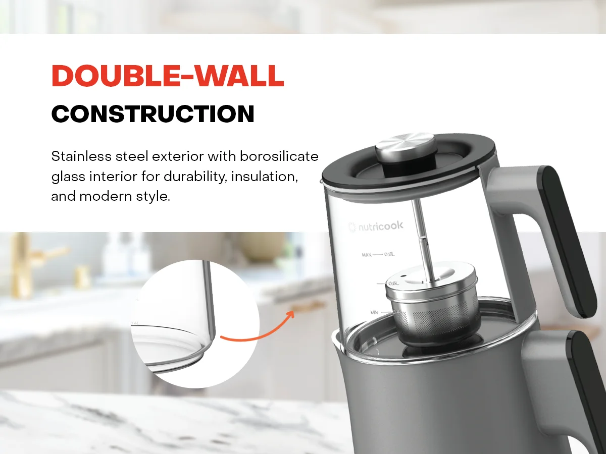 2-in-1 Kettle & Tea Maker
