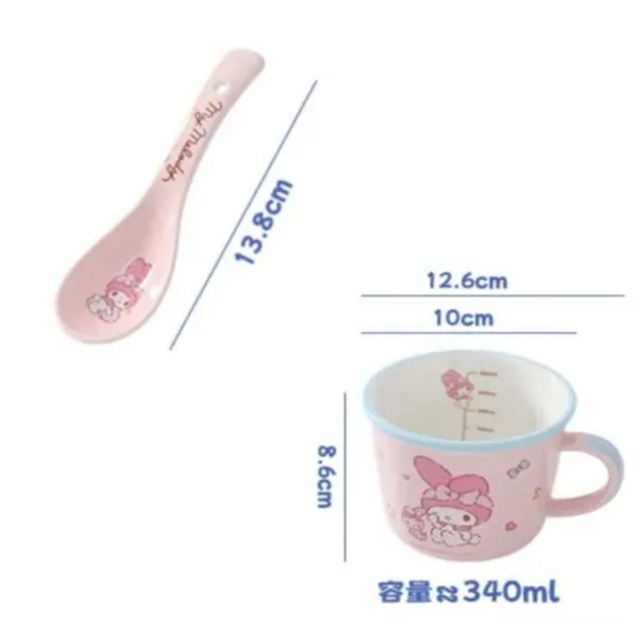 Officially Licensed MY MELODY Sanrio Meal Set Ceramic
