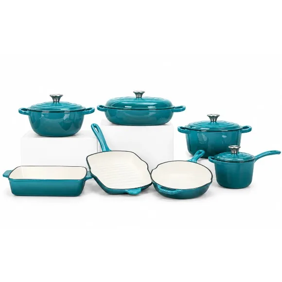 OSFĒ 11-Piece Enamel Cast Iron Cookware Set