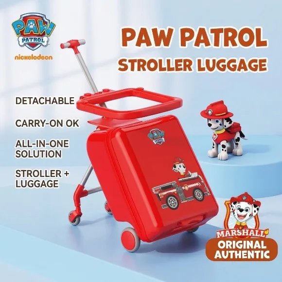 Paw Patrol Kid-Friendly Suitcase Travel Essential for Worry-Free Family Trips! DS-1