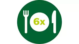 XXL capacity,cooks a whole chicken or 1.4kg of fries