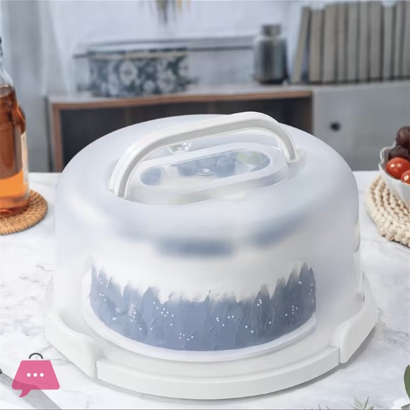 Plastic Round Cake Box Carrier Handle
