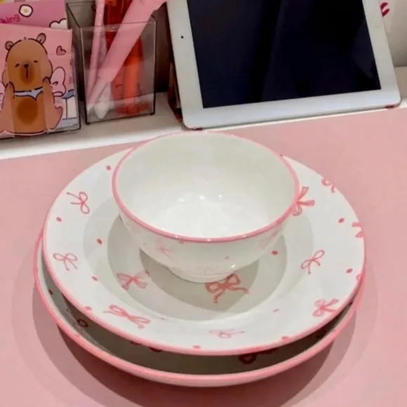 Pookie Bow Porcelain Breakfast Set 6-Piece