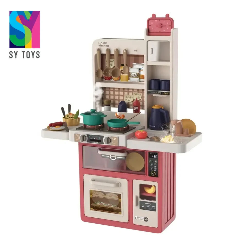 Sy Educational Juguetes Girls Other Pretend Play Cooking Food Preschool Spray Kitchen Set Toys for Kids Big Size Baby
