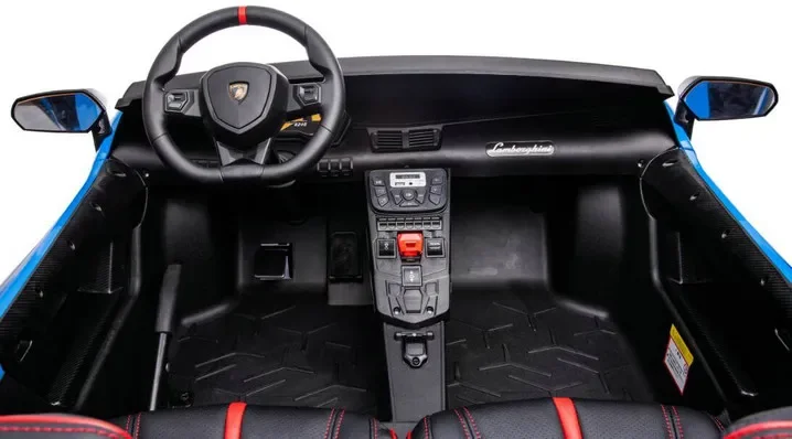 Newest 24V Scissor Doors Licensed Lamborghini Aventador Sv Electric Ride on Kids Car