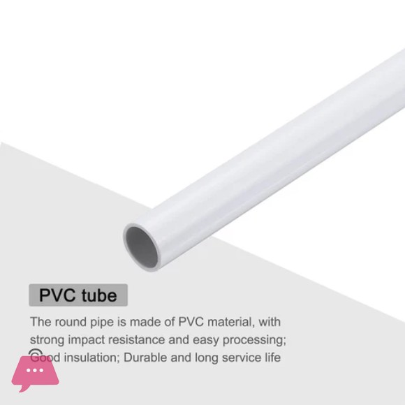 PVC Rigid Pipe 10mm ID × 12mm OD – 10 Feet Length | Custom Size Cutting Available | Made in Pakistan