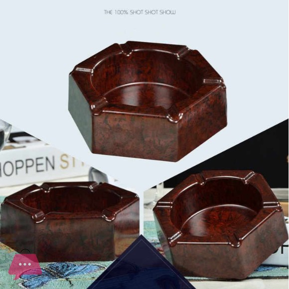 Classic Plastic Cigarette Ashtray Smoking Establishments Home