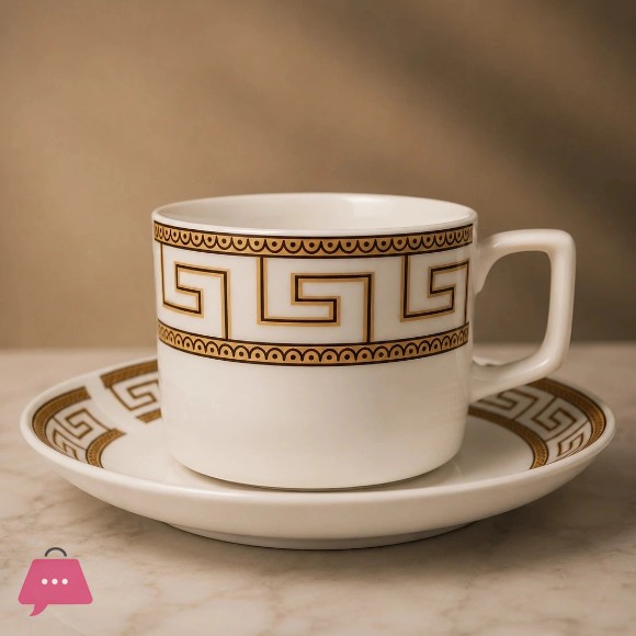 Lifestyle Cup Saucer Set 6Pcs - 200ml