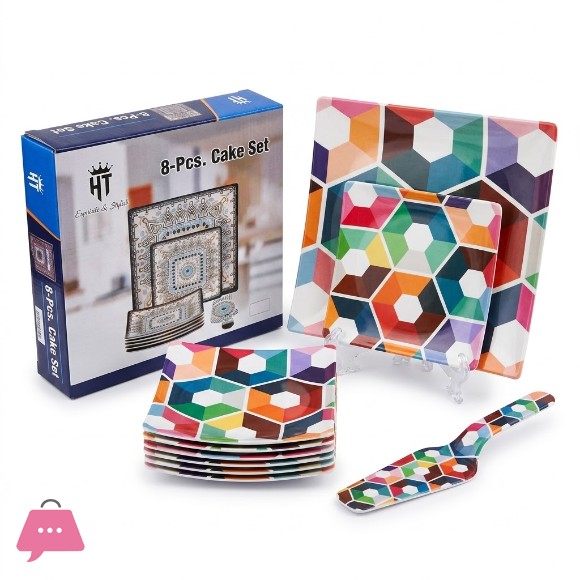 Imperial Cake Set 8Pcs Set