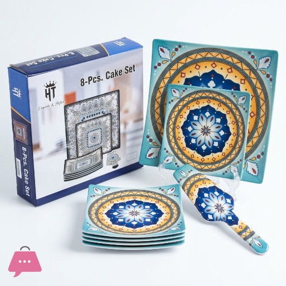 Imperial Cake Set 8Pcs Set
