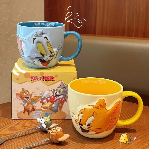 Tom and Jerry Ceramic Mug Officially Licensed Cartoon Design
