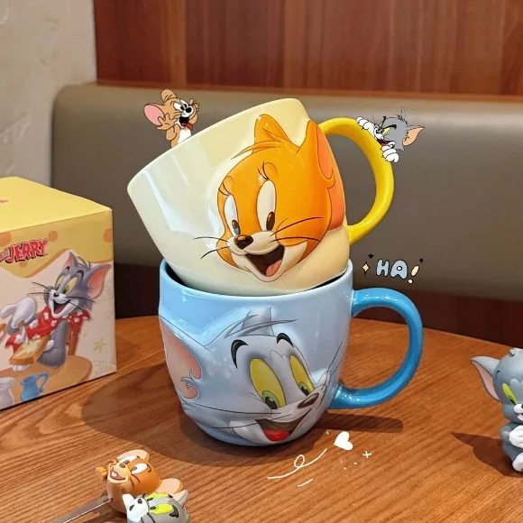 Tom and Jerry Ceramic Mug Officially Licensed Cartoon Design