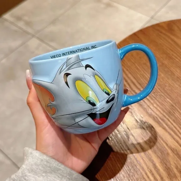 Tom and Jerry Ceramic Mug Officially Licensed Cartoon Design