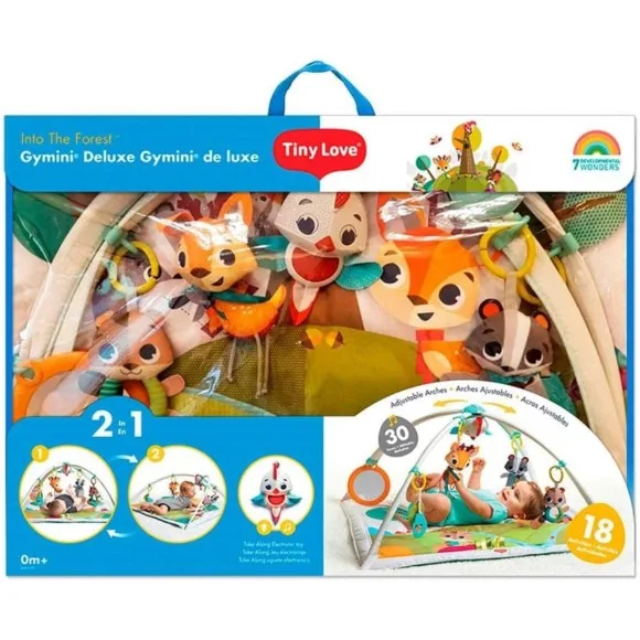 Tiny Love Gymini Deluxe, 2-in-1 Musical Baby Play Mat, 0+ Months - 12051