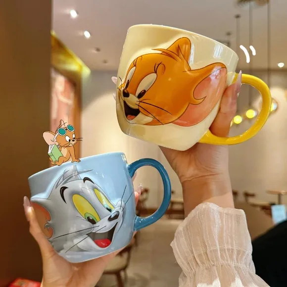 Tom and Jerry Ceramic Mug Officially Licensed Cartoon Design