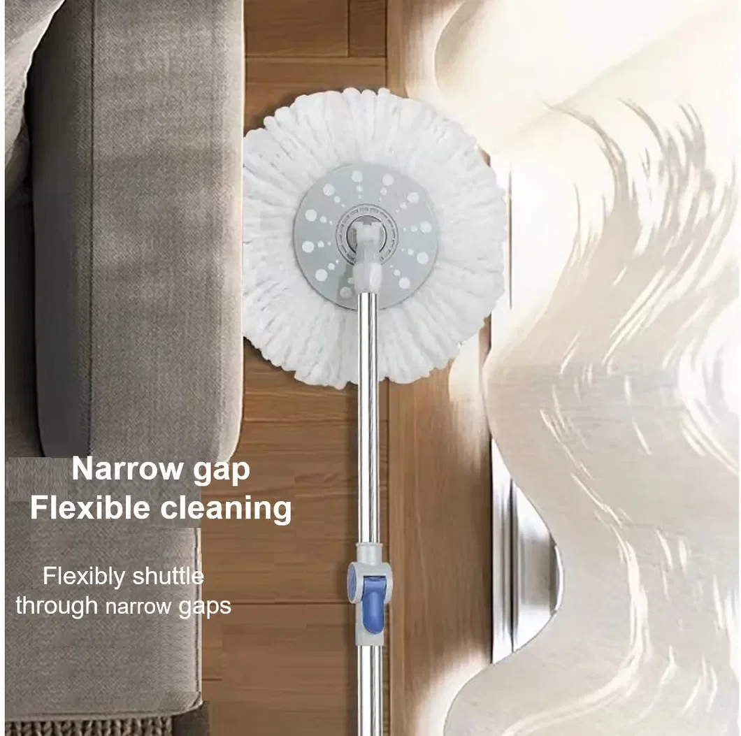 Semi Automatic Dehydration Smart Mops Flat Floor Mop Dust Mop House Cleaning Home Hot Sale Janitorial Supplies