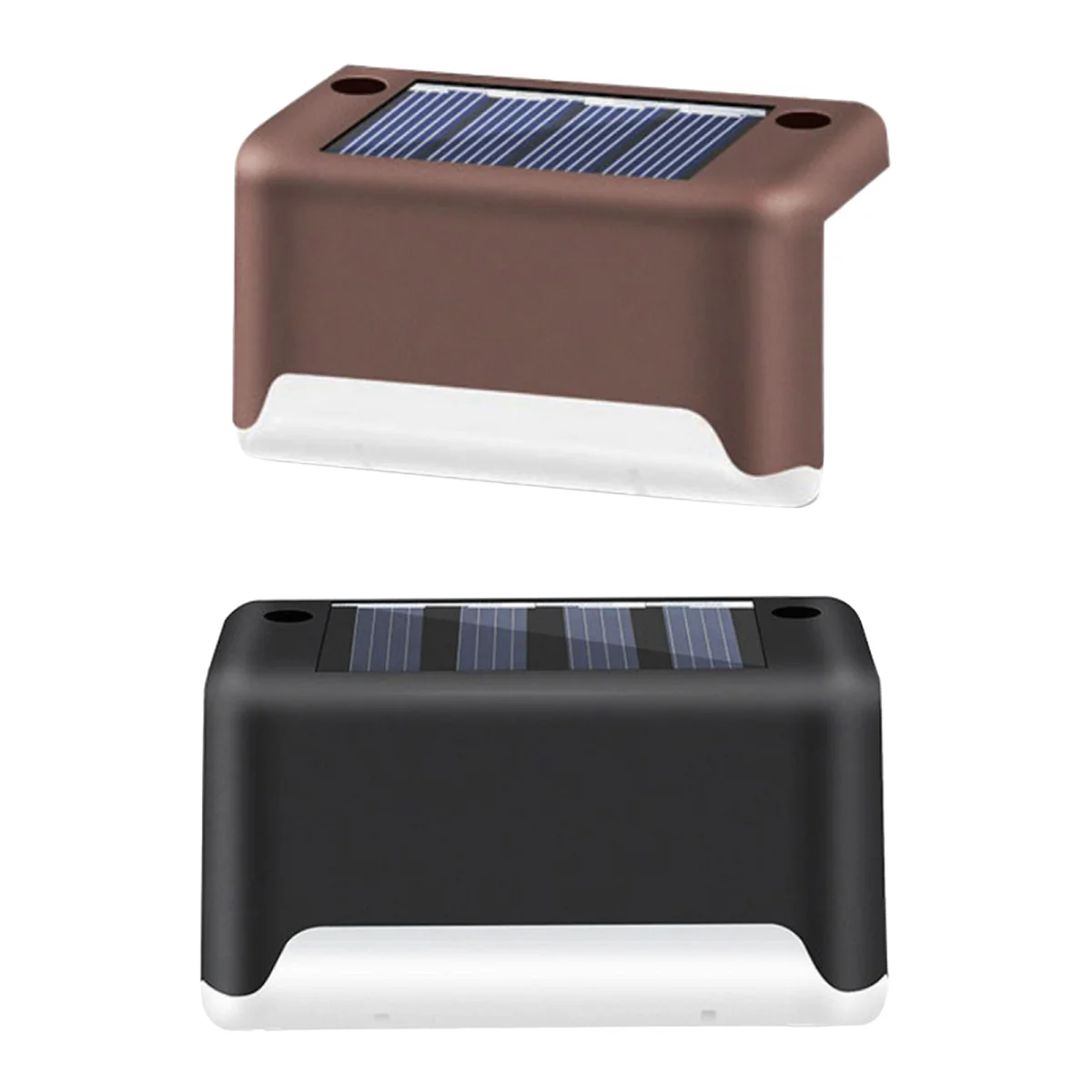 Solar Powered Step Light, Waterproof Led Solar Fence Lamp for Patio for Stairs,Walkways,Patio