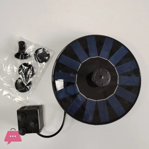 Solar Powered Fountain Pump for Bird Bath Outdoor Floating Water Fountain for Garden